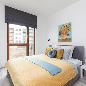  Apartament Superapart Herbu Janina 4, Wilanow, Szpital Medicover, Paley, Parking